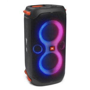 * Rendihind: 25€/24h! * Võimas JBL Original Pro Sound heli ( 160 W RMS ) * Ühendub telefoniga läbi Bluetooth-i * Dünaamilised valgusefektid elavad koos muusikaga * Sedame kaal: 11kg.* * kaasas ka kaabel vooluvõrgust kasutamiseks / laadimiseks